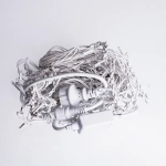 Вулична гірлянда Бахрома 12 м 200 LED білий провід Синій 12MWBL - Зображення 3