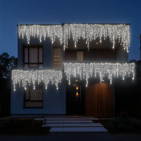 Вулична гірлянда Бахрома 20 м 335 LED білий провід Білий 20MWW - Зображення 2