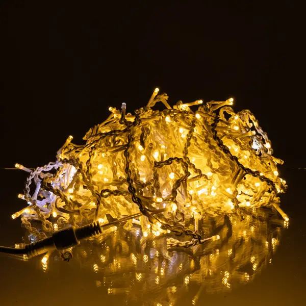 Вулична гірлянда Бахрома 20 м 335 LED білий провід Жовтий 20MWY - Зображення 3