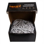 Вулична гірлянда Бахрома 25 м 405 LED гірлянда штора білий провід Багатобарвність 25MWML - Зображення 4