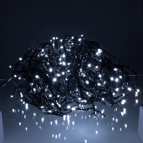 Вулична гірлянда Бахрома 25 м 405 LED чорний провід Білий 25MBW - Зображення 3
