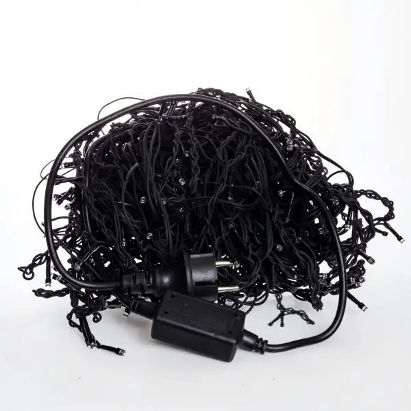 Вулична гірлянда Бахрома 25 м 405 LED чорний провід Білий 25MBW - Зображення 4