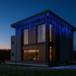 Вулична гірлянда Бахрома 25 м 405 LED чорний провід Синій 25MBBL - Зображення 3