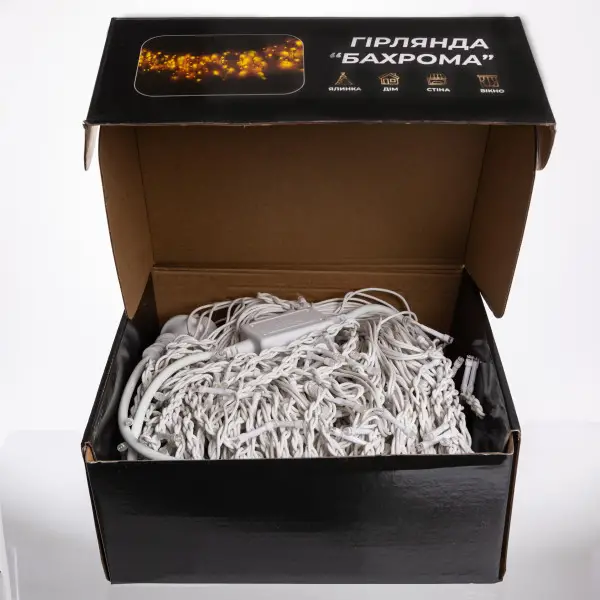 Вулична гірлянда Бахрома 36 м 600 LED білий провід Мультиколір 36MWML - Зображення 5