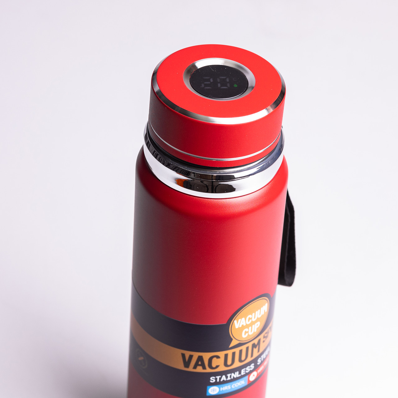 Термос Vacuum Sports з датчиком температури 1 л червоний HP-14-30R - Зображення 4