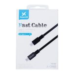 Кабель для зарядження USB-С шнур 2м чорний UR522 - Зображення 6