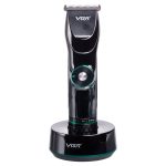 Професійна машинка для стрижки волосся та бороди з LED-дисплеєм та підставкою VGR HP-V-256