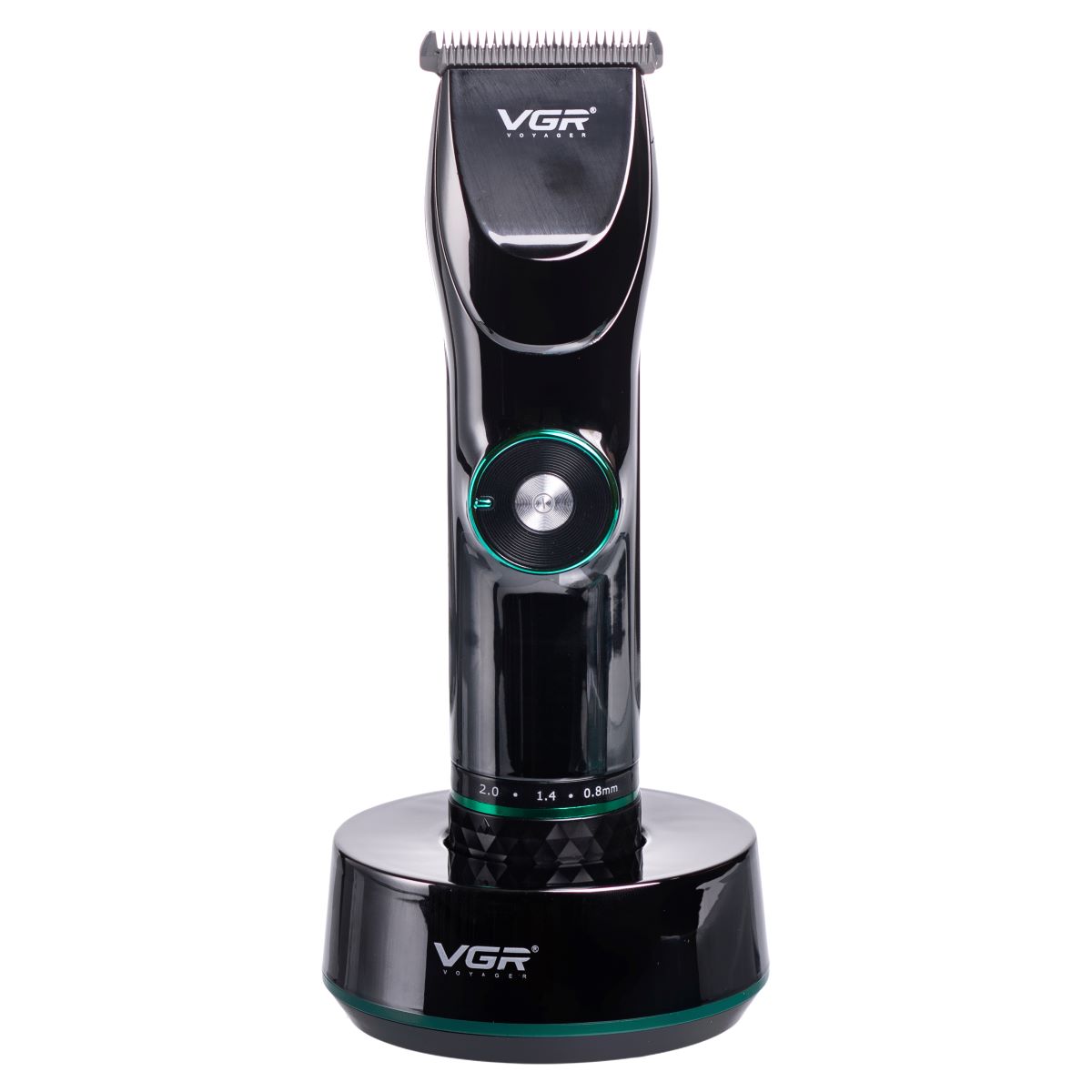 v256_7-1 Професійна машинка для стрижки волосся та бороди з LED-дисплеєм та підставкою VGR HP-V-256 - Зображення 1
