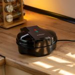 Вафельниця для бельгійських вафель з антипригарним покриттям і LED-індикатором 1000 Вт кругла Sokany SK-519 - Зображення 8