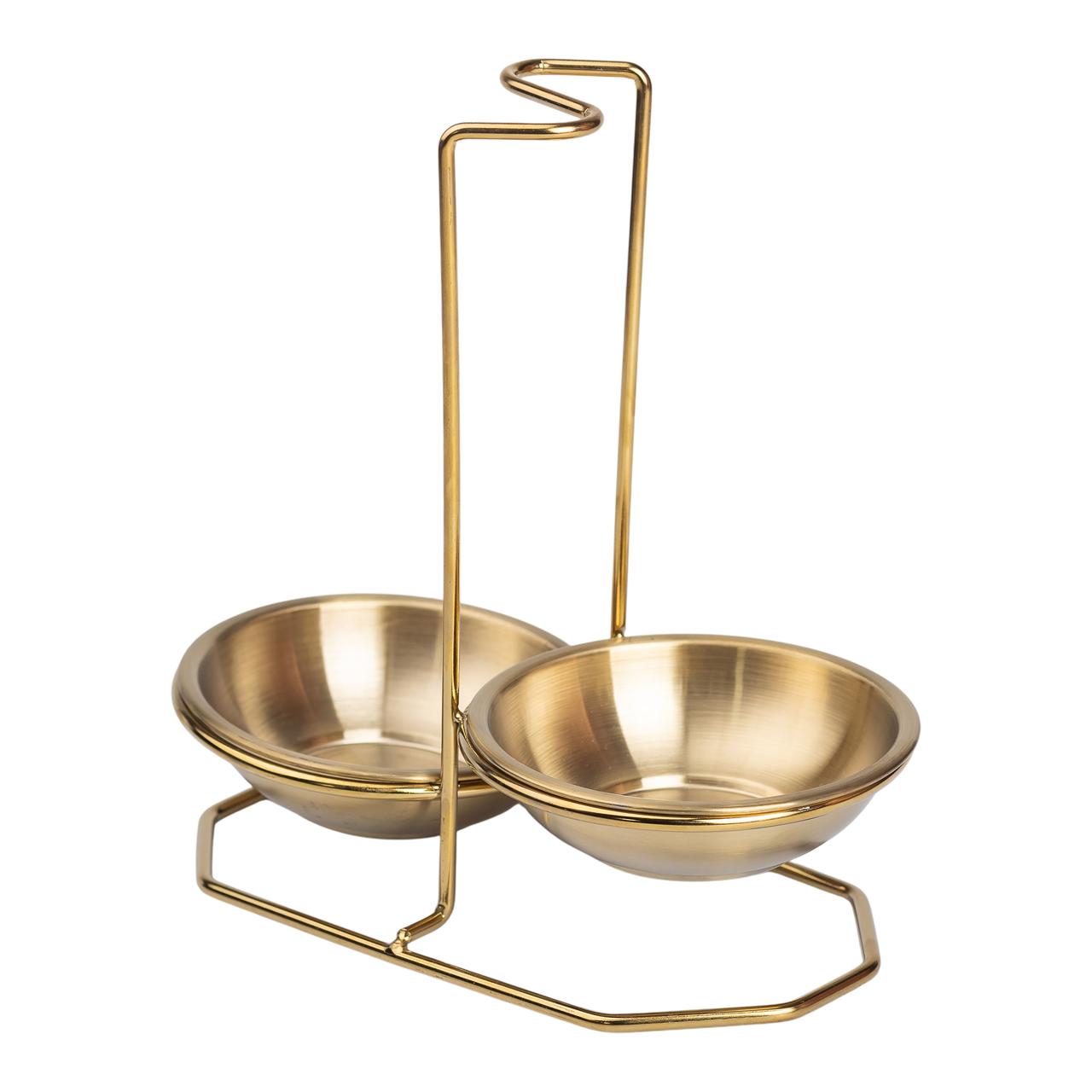 vertikalnaya_podstavka_dlya_polovnika_ili_lozhek_20_12_5_19_5_sm_na_2_sektsii_zoloto-1 Вертикальна підставка для половника або ложок 20×12.5×19.5 см із нержавіючої сталі. Золото HP-19-14 - Зображення 1