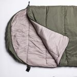 Всесезонний спальний мішок-ковдра з капюшоном 210х70 см Хакі LU-010