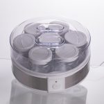 Йогуртниця електрична на 7 баночок по 180 (мл) апарат для приготування йогурту 20 Вт йогуртниця для дому SK-08017 - Зображення 4