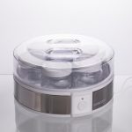 Йогуртниця електрична на 7 баночок по 180 (мл) апарат для приготування йогурту 20 Вт йогуртниця для дому SK-08017 - Зображення 7