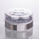 Йогуртниця електрична на 7 баночок по 180 (мл) апарат для приготування йогурту 20 Вт йогуртниця для дому SK-08017 - Зображення 8