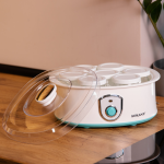 Йогуртниця електрична на 7 баночок по 180 (мл) апарат для приготування йогурту 20 Вт йогуртниця з таймером для дому SK2304 - Зображення 6