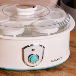 Йогуртниця електрична на 7 баночок по 180 (мл) апарат для приготування йогурту 20 Вт йогуртниця з таймером для дому SK2304 - Зображення 8