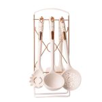 Набір кухонного приладдя на підставці 6 штук кухонні аксесуари YRUR3 - Зображення 3