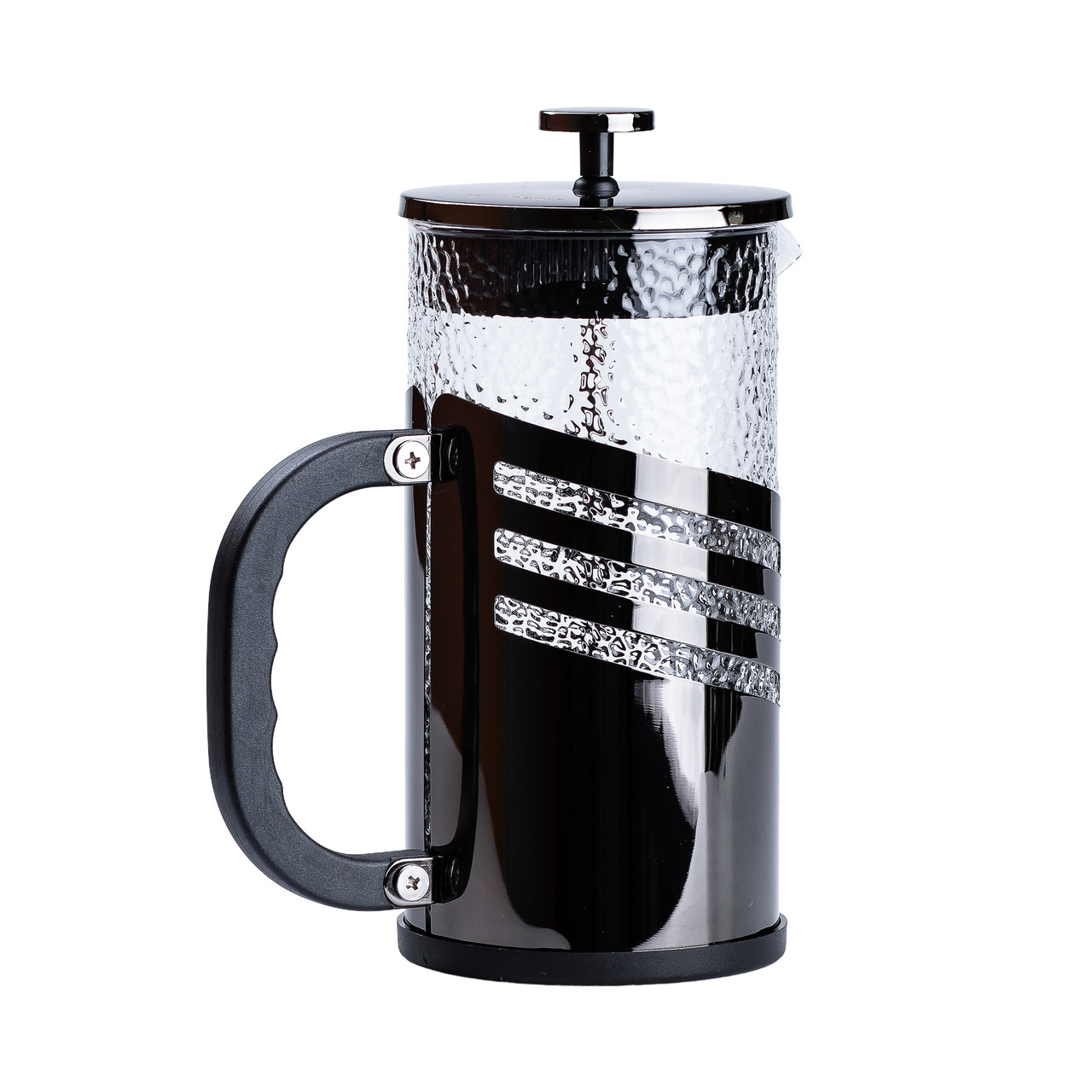 Чайник для заварки з френч пресом і фільтром 1 л чорний HP33537B - Зображення 3