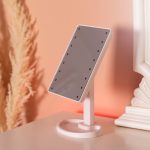 Дзеркало косметичне 21х16 см 16 LED Чорне HP-10-3AP - Зображення 5