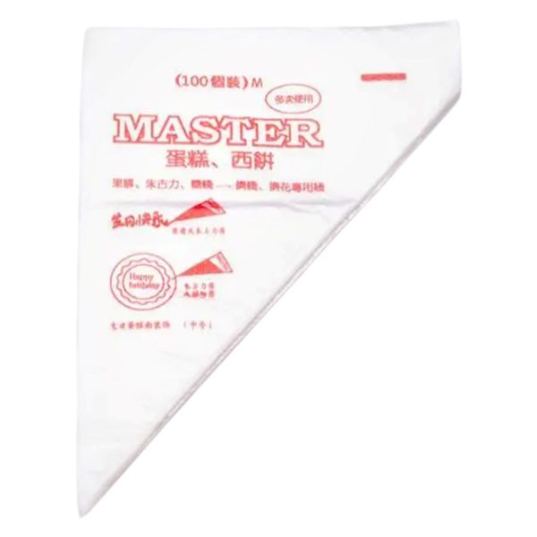 Набір одноразових кондитерських мішків 29х32х21 см, 100 штук HP-35-554M