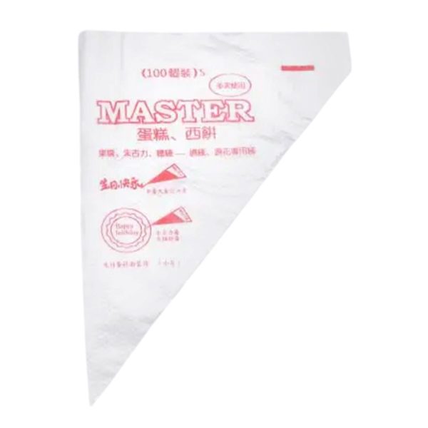 Набір одноразових кондитерських мішків 23х26х17 см, 100 штук HP-35-554S