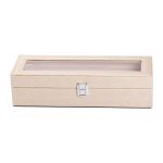 Скринька для прикрас із еко шкіри 31×11×8 см органайзер для ювелірних виробів HP-5-5BE - Зображення 6