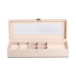 Скринька для прикрас із еко шкіри 31×11×8 см органайзер для ювелірних виробів HP-5-5BE