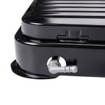 Настільна газова плита на 2 конфорки 4.4 кВт міні газова плита для балонного газу Чорна Sokany SK-6002B - Зображення 8