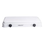 Настільна газова плита на 2 конфорки міні газова плита для балонного газу Біла Sokany SK-6002W - Зображення 4