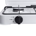 Настільна газова плита на 2 конфорки міні газова плита для балонного газу Біла Sokany SK-6002W - Зображення 5