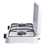 Настільна газова плита на 2 конфорки міні газова плита для балонного газу Біла Sokany SK-6002W - Зображення 2