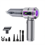 Автомобільний ручний пилосос 4 в 1 6000 мАг Сірий HP-11-6697BSV