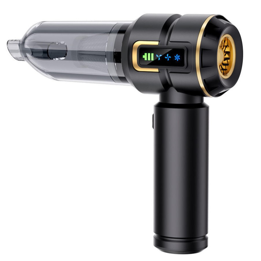 Автомобільний ручний пилосос 6000 мАч акумуляторний Чорний HP-11-6697BB - Зображення 2