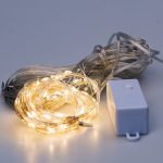 Світлодіодна гірлянда-штора GarlandoPro "Роса" 200LED 3х2м 10 ліній 8 режимів, Жовтий 173304Y - Зображення 2
