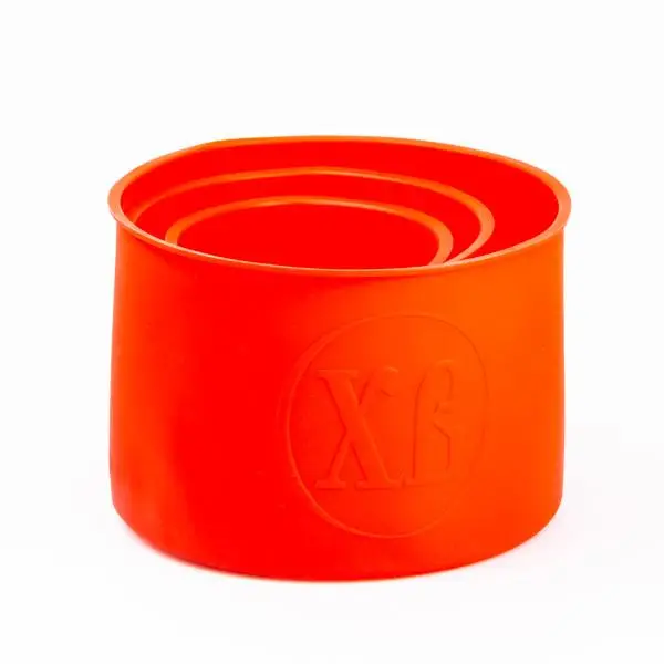 Набір форм для випічки паски силіконові 3 шт 1.7 л, 1 л, 0.6 л Червоні HP-35-553R - Зображення 2