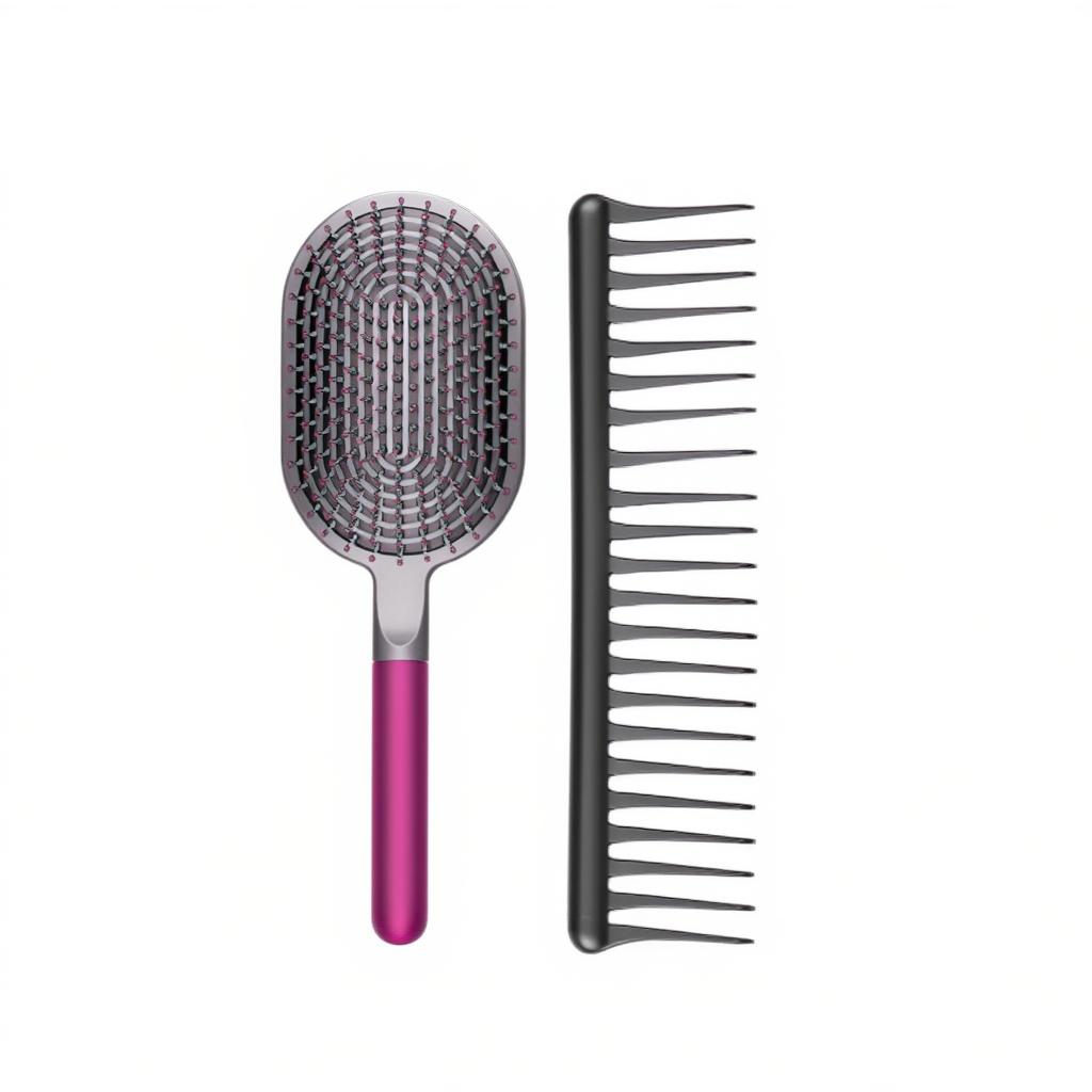 Набір професійних гребінців для волосся 2 в 1 Supersonic Styling Set гребінець для стайлінгу та укладання волосся HP-6 - Зображення 2