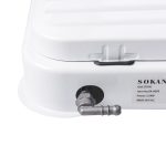 Настільна газова плита на 3 конфорки Sokany 5.5 кВт Біла Lugi SK-6003W - Зображення 5