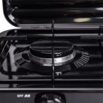 Настільна газова плита на 3 конфорки Sokany 5.5 кВт Чорна Lugi SK-6003B - Зображення 7