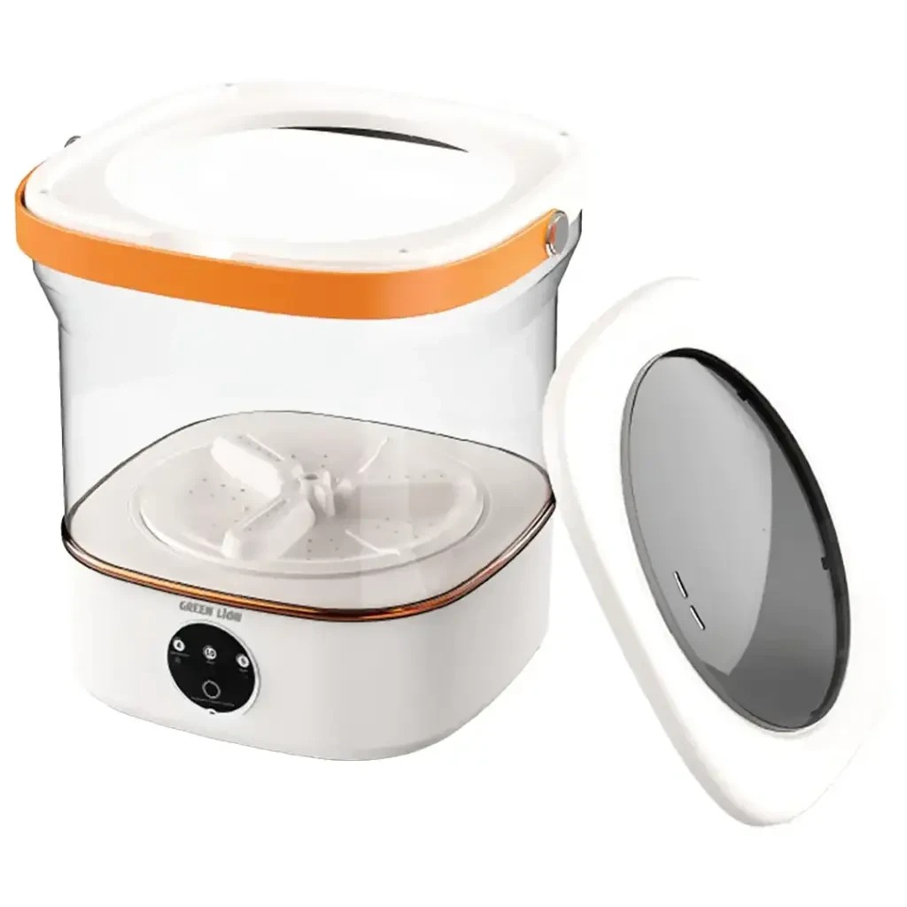 Портативна пральна машина з віджимом 36 Вт 850 об/хв з баком на 12 літрів Біла HP-35015-61W - Зображення 2