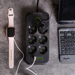 Мережевий фільтр подовжувач F06U на 6 розеток 4 USB 1 Type-C та кнопкою відключення 3 м Чорний HP-5-24 - Зображення 2