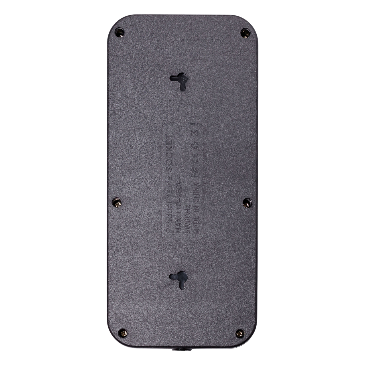 Мережевий фільтр подовжувач F06U на 6 розеток 4 USB 1 Type-C та кнопкою відключення 3 м Чорний HP-5-24 - Зображення 7