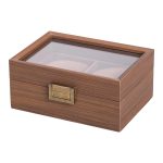 Дерев'яна скринька для наручного годинника 16.5×12×7.5 см на 2 відсіки HP-5-10 - Зображення 4