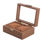 Дерев'яна скринька для наручного годинника 16.5×12×7.5 см на 2 відсіки HP-5-10 - Зображення 5