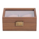 Дерев'яна скринька для наручного годинника 16.5×12×7.5 см на 2 відсіки HP-5-10 - Зображення 2