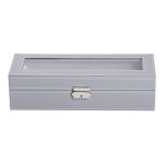 Скринька для наручного годинника 30×11×8 см з еко шкіри на 6 відсіків HP-5-3 - Зображення 2