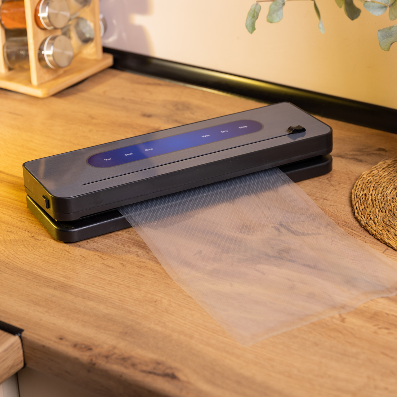 Вакууматор для сухих і вологих продуктів сенсорний зі вбудованим різаком HP - 11-5 - Зображення 2