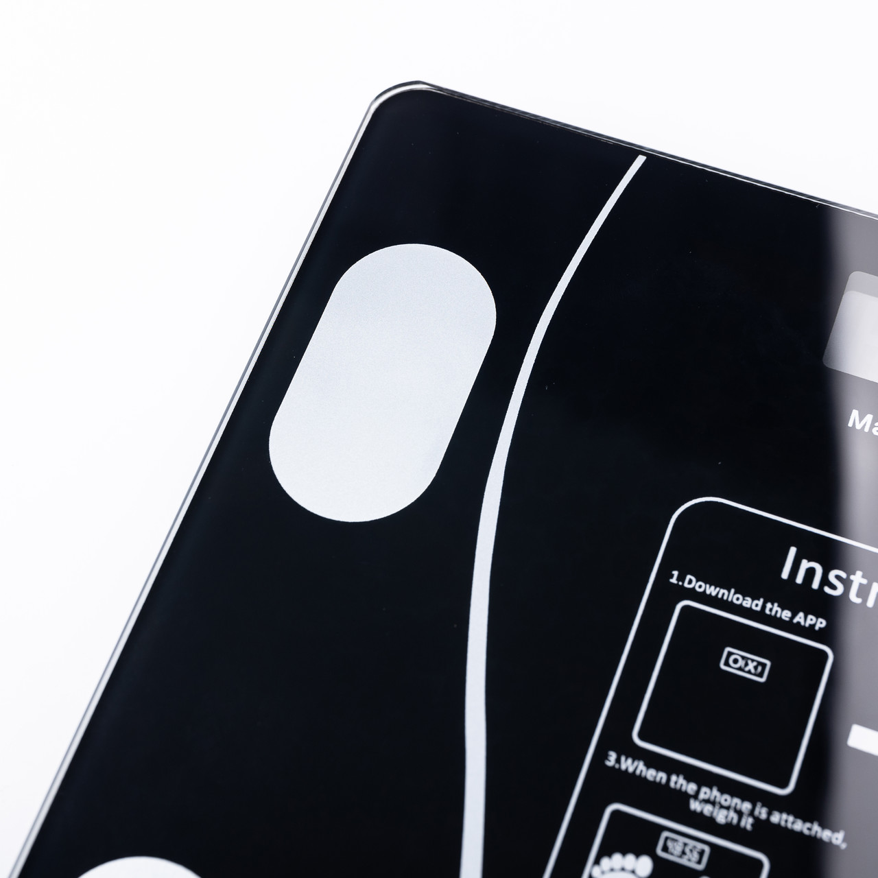 Смарт ваги електронні Sokany 26х26 см  до 180 кг з синхронізацією з телефоном чорні SK-19019B - Зображення 2