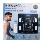 Смарт ваги електронні Sokany 26х26 см  до 180 кг з синхронізацією з телефоном чорні SK-19019B - Зображення 9