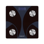 Смарт ваги електронні Sokany 26х26 см до 180 кг з Bluetooth Чорний SK-19029B