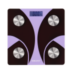 Смарт ваги електронні Sokany 26х26 см до 180 кг з Bluetooth Фіолетовий SK-19029V